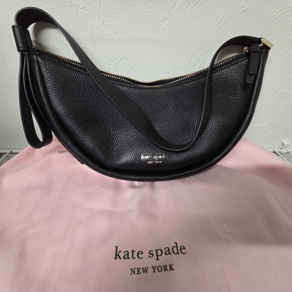 NEW Kate Spade Black Leather Shoulder Bag - PRICE FIRM